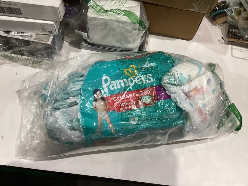 Condition photo showing Good Condition for pampers diapers - cruisers 360 - size 5, 19 count, babyproof up to 100% leakproof pull-on diaper (packaging may vary) size 5 19