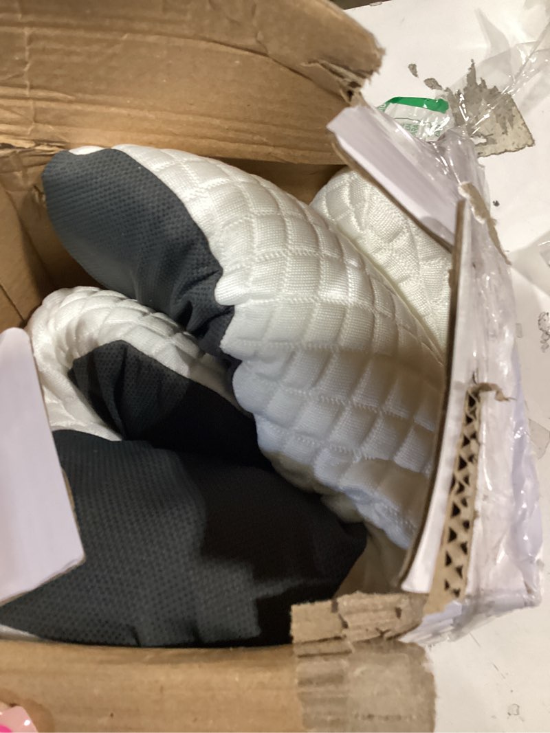 Condition photo showing Good Condition for cervical neck pillow for pain relief, ergonomic neck pillow for sleeping, contour orthopedic side sleeper pillow for back stomach sleepers bed pillow with pillowcase dark grey with white