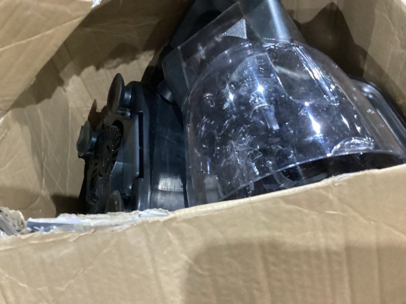 Condition photo showing As Is for ninja kitchen system | 8-cup food processor bowl & 72 oz. blender all-in-one | with (2) 16 oz. to-go cups | for smoothies, ice crushing, dough & more | 1500 watt | black | bl770 pitcher + bowl + (2) 16-oz. cups