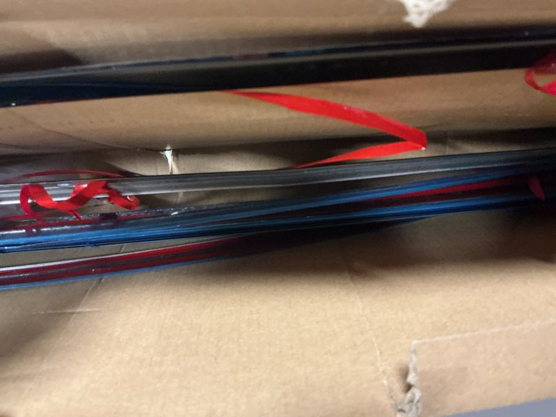 Condition photo showing As Is for stainless steel window trim chrome delete for benz w205 c300 sedan 2015-2021 black window trim blackout kit 15-21 c-class