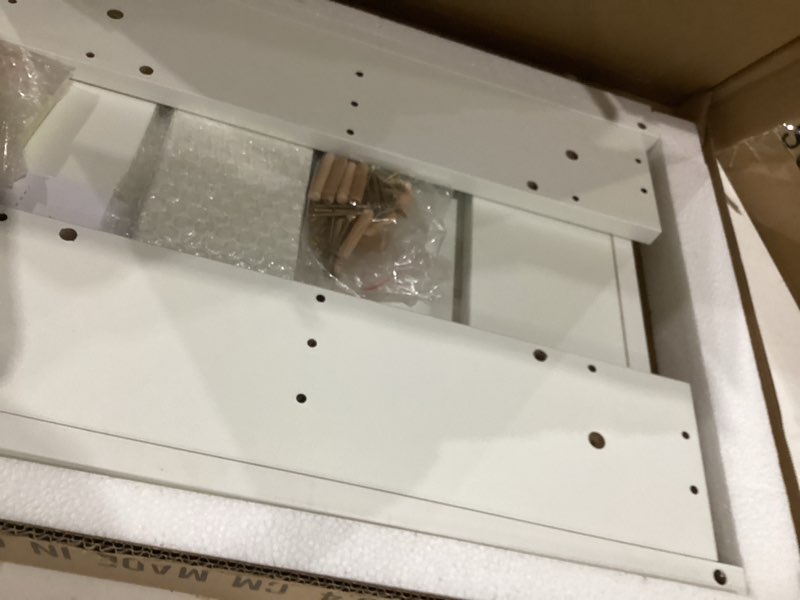 Condition photo showing Good Condition for 14'' * 18'' recessed medicine cabinet wall niche wood, 2-tier bathroom niche insert for drywall, in wall shelf medicine cabinets replacement, for living room, bathroom storage