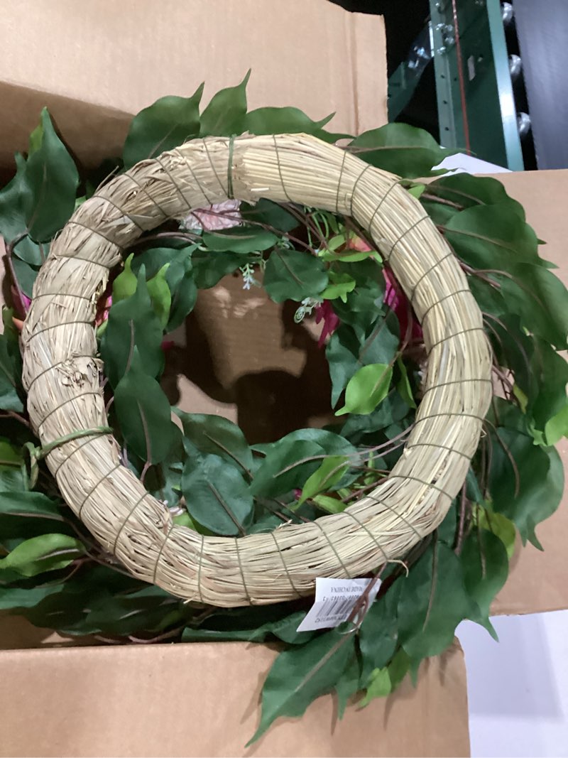 Condition photo showing Good Condition for nearly natural 24" protea artificial wreath 