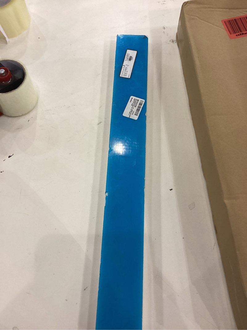 Condition photo showing As Is for USA Sealing BULK-PS-UHMW-247 UHMW Polyethylene Plastic Bar, 3/4" Height, 3" Width, 24" Length