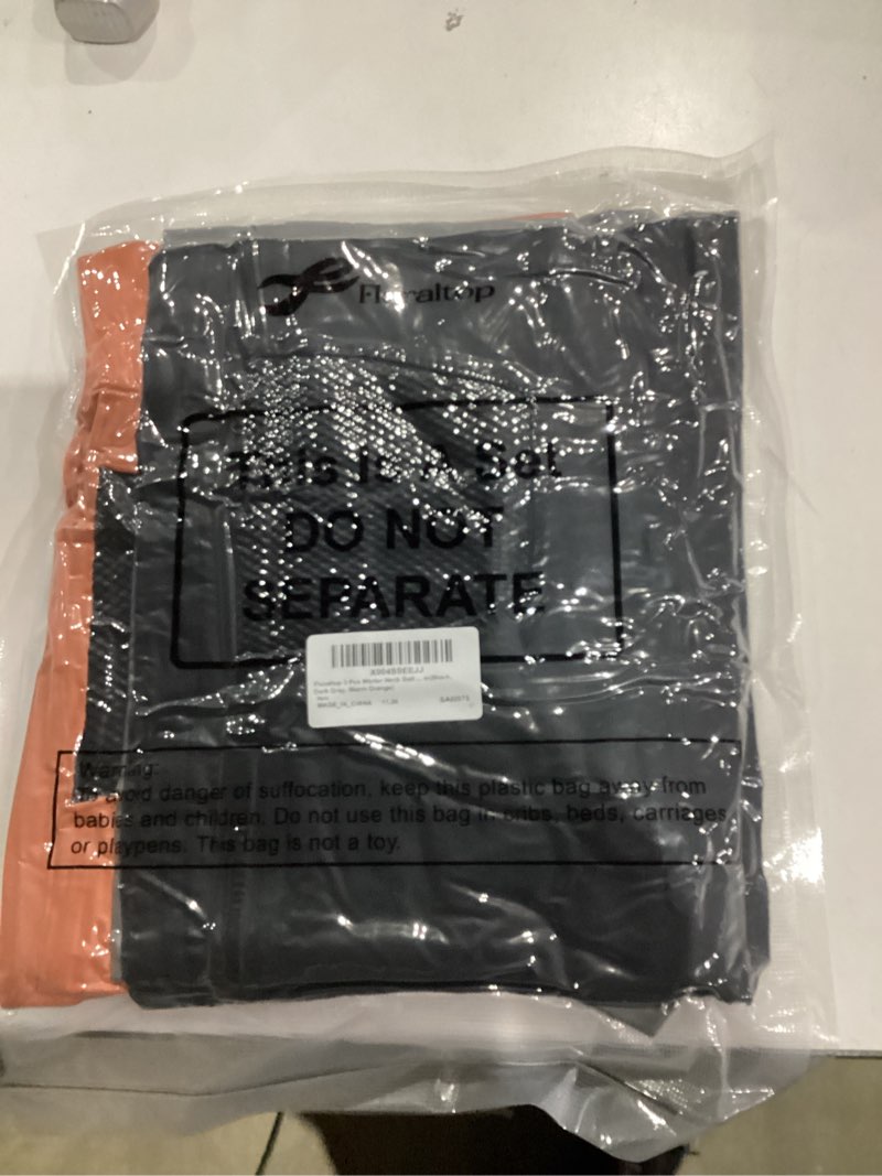 Condition photo showing New/Like New for 3 Pcs Winter Neck Gaiter Warmer Men Women Fleece Adjustable Breathable Ski Face Mask Half Neck Scarf Cover Black, Dark Gray, Warm Orange