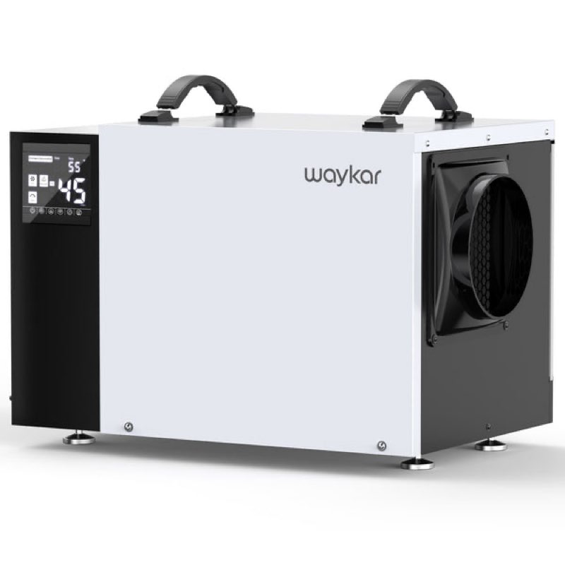 WAYKAR 125-Pint Crawlspace Dehumidifier with Down to 10%RH Dryness