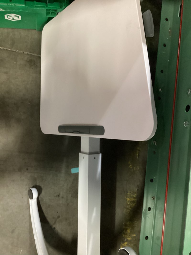 Condition photo showing As Is for Lectern Podium Stand,Standing Lectern Collapsible Stand Up Desk Mobile Adjustable Height Podium Steel Frame Lectern Workstation Muti-Purpose