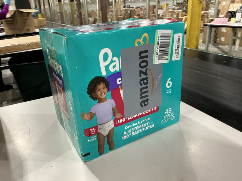 Condition photo showing New/Like New for Pampers Diapers - Cruisers 360 - Size 6, 48 Count, Babyproof up to 100% Leakproof Pull-On Diaper Size 6 48