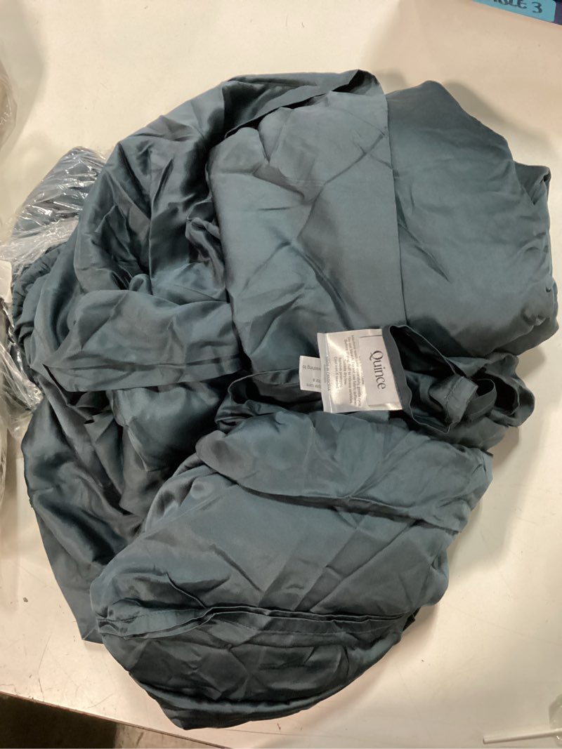 Condition photo showing New/Like New for quince bamboo sheet set, queen, nightfall