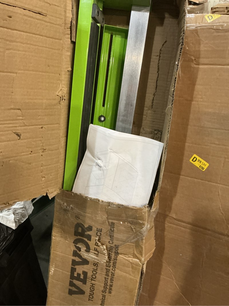 Condition photo showing As Is for ((Similar))VEVOR Tile Cutter 39 Inch Manual Tile Cutter All-Steel Frame Tile Cutting Machine with Laser Guide