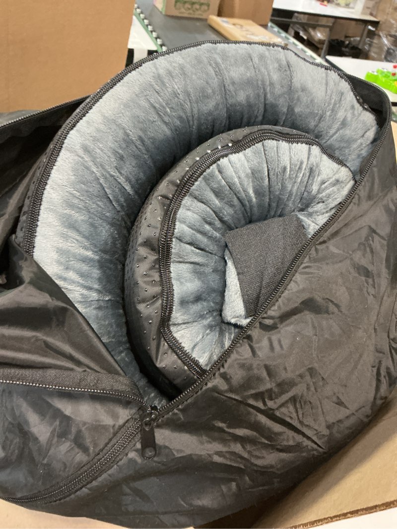 Condition photo showing Good Condition for CYMULA Memory Foam Camping Mattress Pad, CertiPUR-US Sleeping Mat, Portable Roll Up Mattress for Adults, Camping Bed Pads for Sleepover, Car Bed with Travel Bag Grey Single-75x30x3 IN