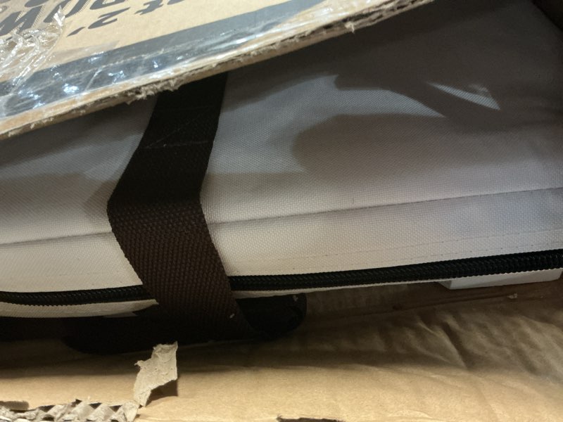 Condition photo showing Good Condition for gosports 2 foot width giant 4 in a row game with carrying case, made from wood classic white finish