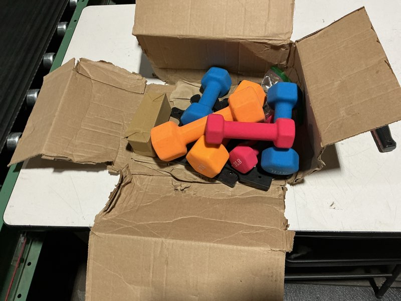 Condition photo showing Good Condition for Similar to Marcy 32 lb. Neoprene Dumbbell Set with Stand