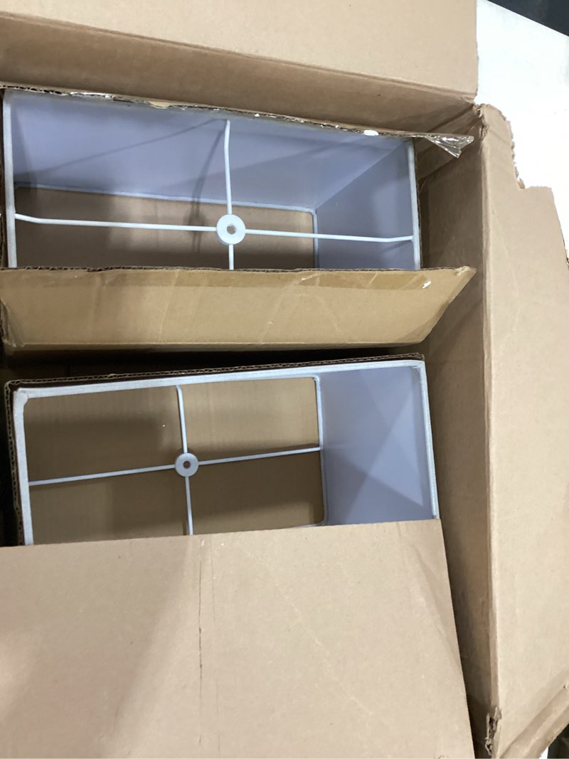 Condition photo showing As Is for 21" Touch Bedside lamps with 2 USB & AC Outlets, 3-Way Dimmable Bedside Table Lamps Set of 2 for Bedroom Living Room Office Reading, Gray Shade Lamps for Night Stands, 5000K LED Bulbs Included (2 Pack)Gray Linen & Matte Black(Base)-5000K Bulbs Included