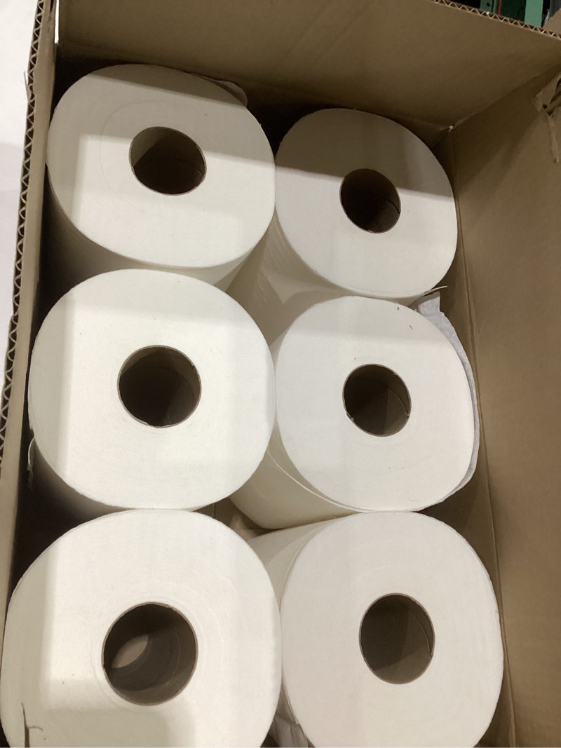Condition photo showing New/Like New for Georgia-Pacific SofPull Centerpull Regular Capacity Premium Paper Towel, White, 28124, 324 Sheets Per Roll, 6 Rolls Per Case