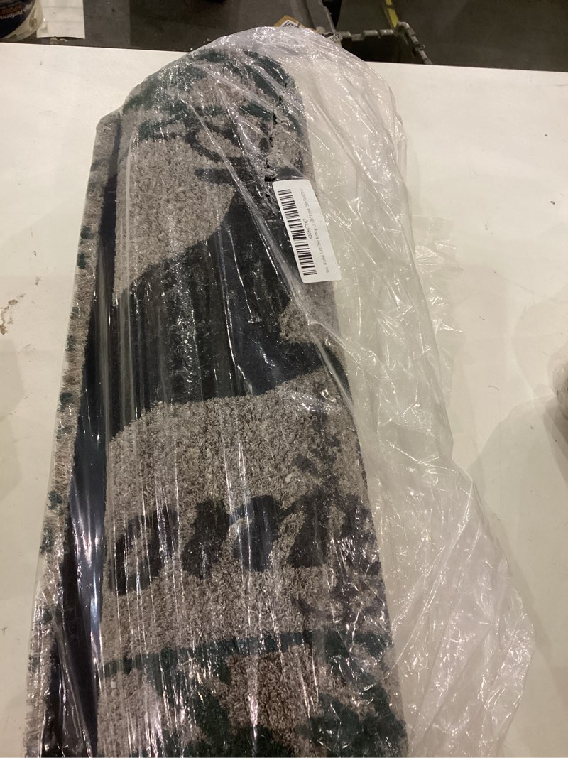 Condition photo showing Good Condition for Wowser Rustic Deer Running Coir Welcome Mat - 29.5 Inches, Cabin Door Decor