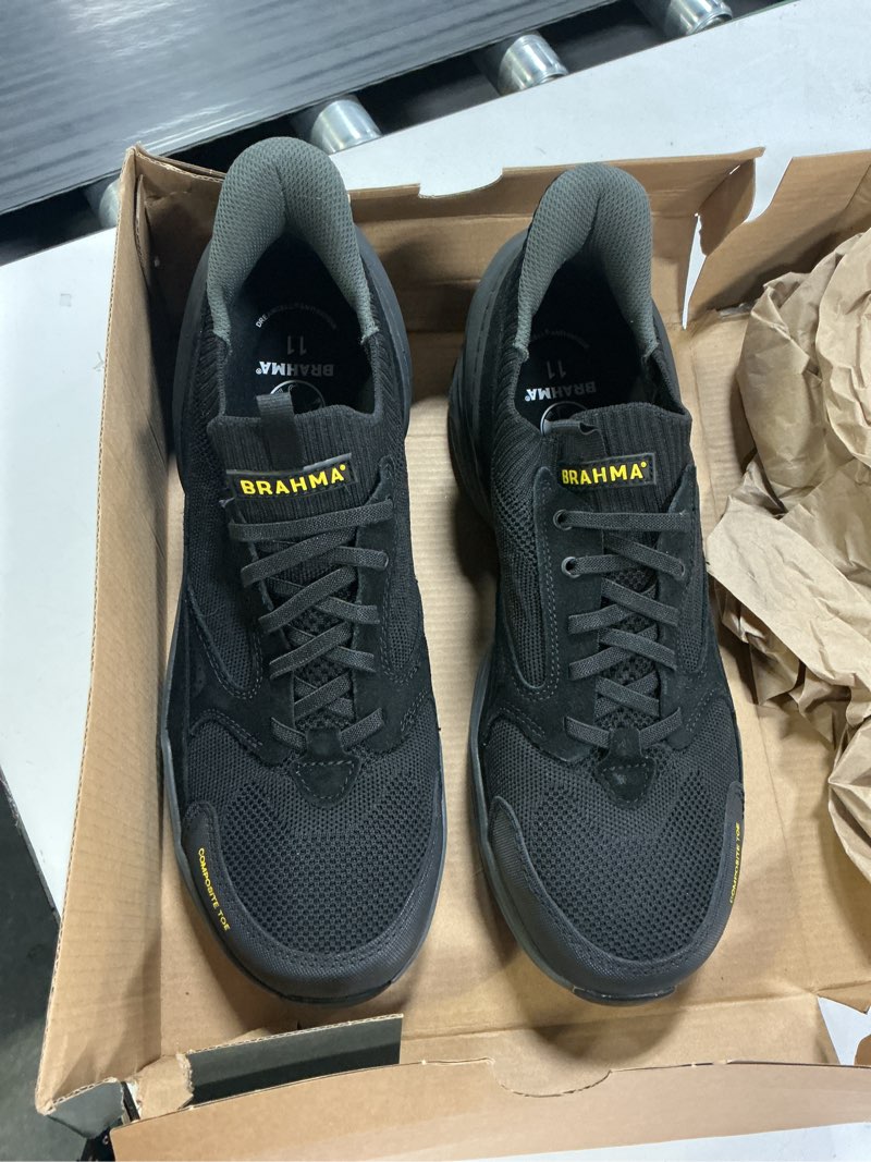 Condition photo showing Good Condition for brahma men's composite toe coil on work shoe, size 11