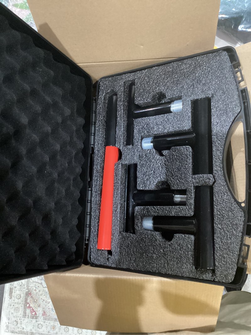 Condition photo showing As Is for Door Hinge Adjustment Tool Kit,4 in 1 Rotary Hinge Gap Adjusting Wrench 0.55 in/0.71 in/0.82 in/0.98 in Multi-Size Diameter for Residential Commercial Heavy Door Hinge Adjuster Alignment Bender