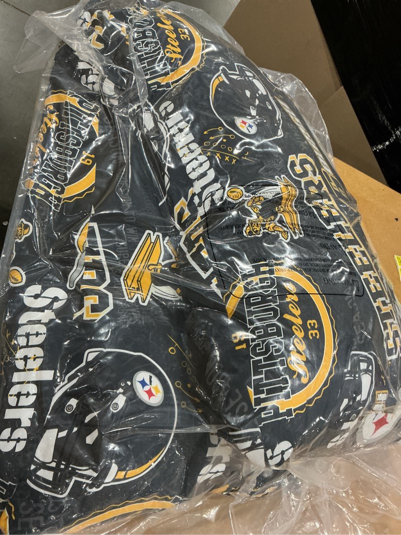 Condition photo showing New/Like New for foco nfl unisex-adult nfl team logo printed plush body pillow san francisco 49ers one size team color black