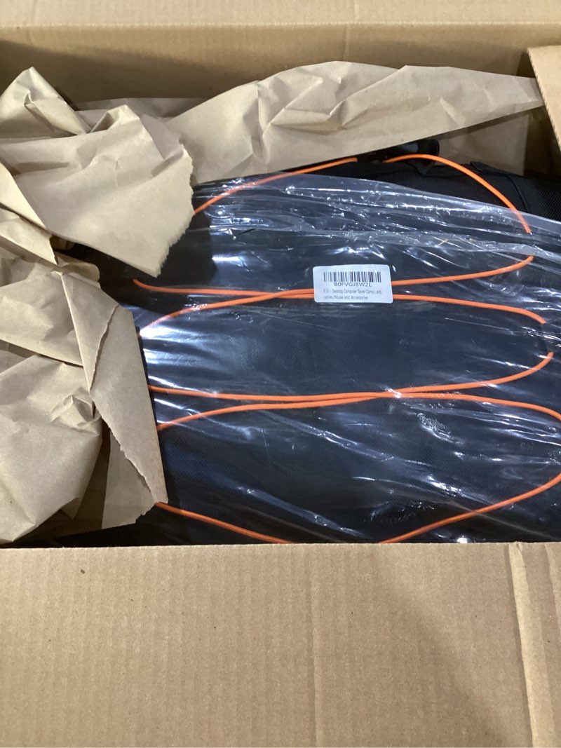 Condition photo showing Good Condition for computer desktop mid tower pc carrying case,pc travel case padded carrying bag backpack for atx/m-atx mid-tower, portable pc carrying bag for pc chassis, keyboard, cables, mouse and accessories