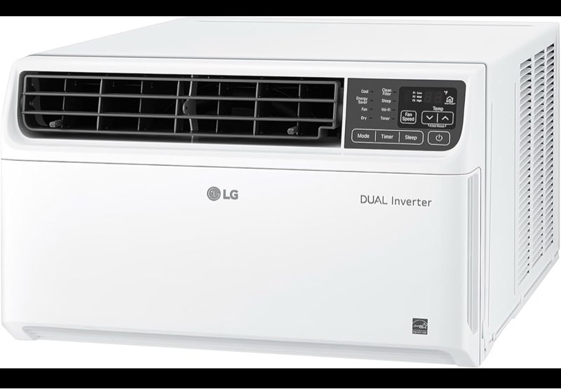 LG 12,000 BTU DUAL INVERTER, SMART WI-FI ENABLED WINDOW AC