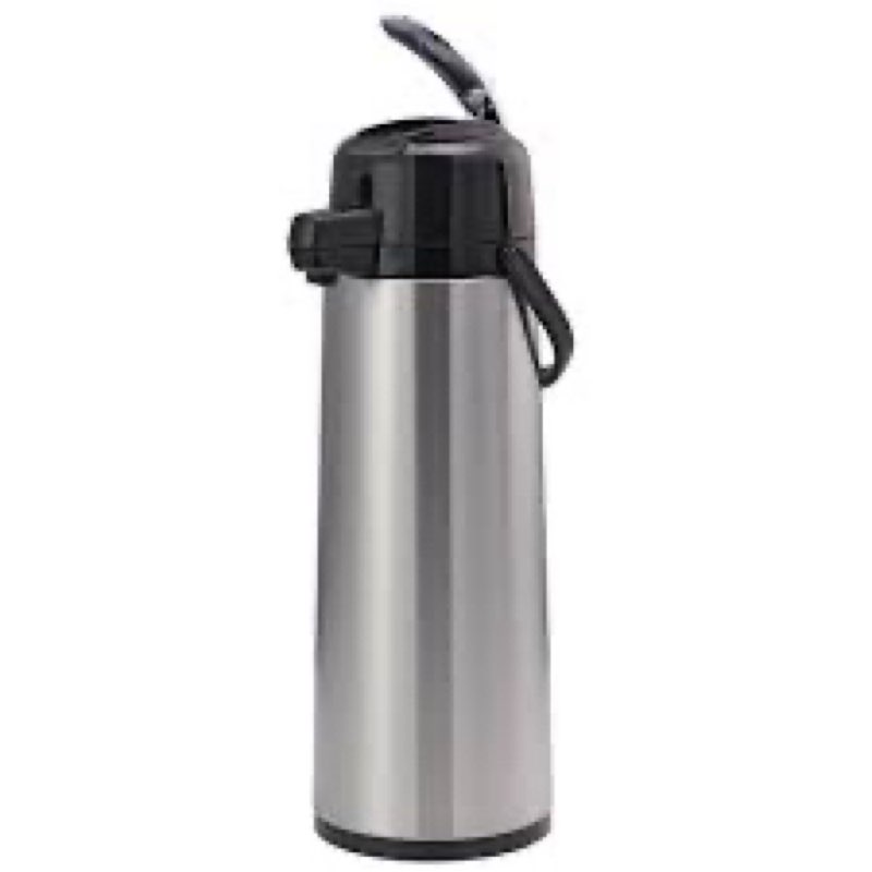 service ideas ecal30s eco-air airpot with lever, glass lined, 3.0 l