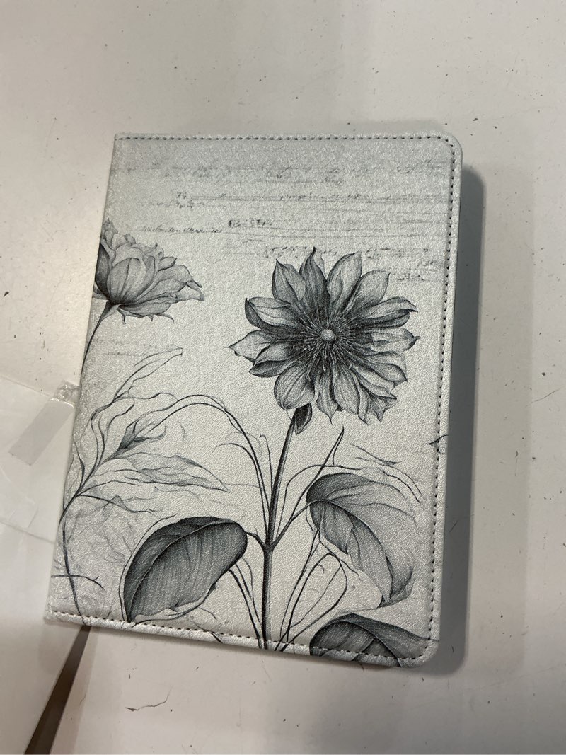 Condition photo showing Good Condition for cobak case with stand for kindle paperwhite - with auto sleep wake, card slot, hand strap feature - fits kindle paperwhite 6.8" signature edition 2021 released,sketch sunflowers 6.8" 11th sketch sunflowers