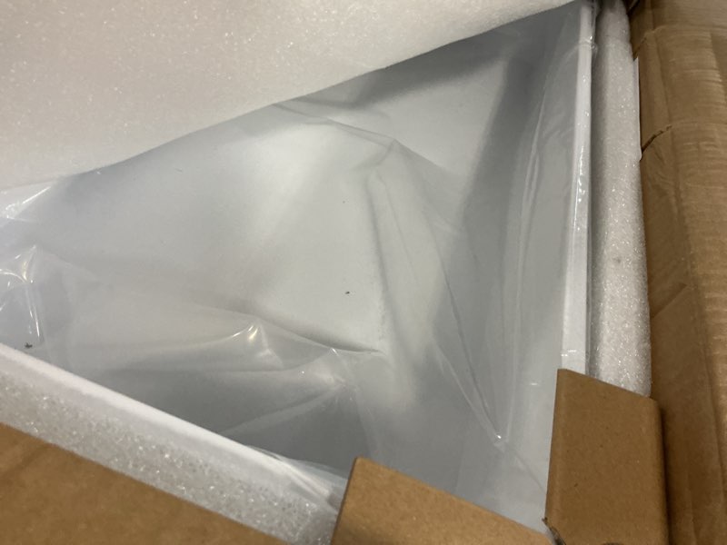 Condition photo showing Good Condition for shower niche 24" x 12" white, stainless steel wall niche recessed shower shelf for bathroom storage, no tile needed over mount installation white 24w × 12h-single shelf