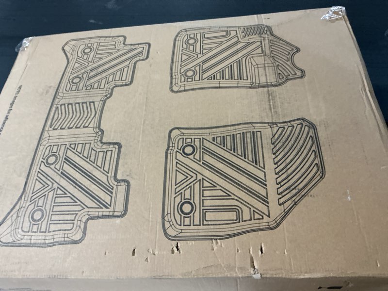 Condition photo showing Good Condition for autosaver88 floor mats & cargo liner fit for bmw x4 30i/m/m competition/m40i 2025-2019, rubber waterproof floor liners, automotive custom fit all weather tpe 1st & 2nd row trunk mat car mat set, black 19-25 bmw x4 full mats set