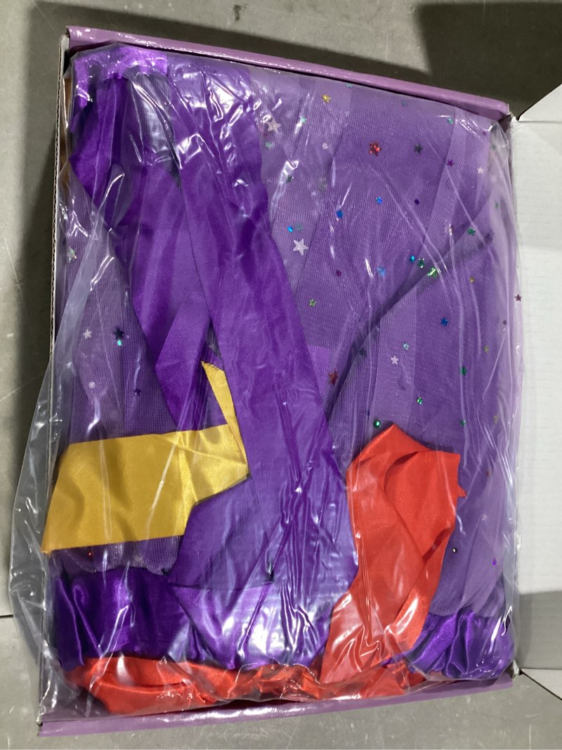 Condition photo showing Good Condition for Teuevayl Little Girls Dress Up Clothes for Toddler, Princess Skirt Costume Set with Princess Gloves Crown Wings, Kids' Dress Up Pretend Play Toys Gift for 3 4 5 6 Girls