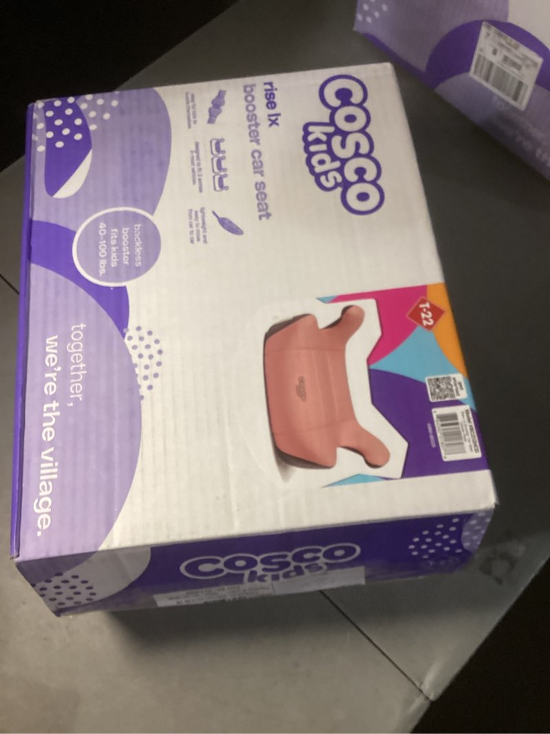 Condition photo showing Good Condition for cosco kids topside booster car seat, pack of 2, lightweight travel chair, easy-clean cover, belt guide, fits 40-100 lbs, 43.4-57 in, leo leo 2 pack