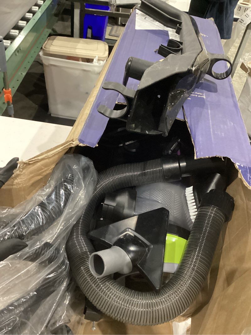 Condition photo showing As Is for bissell 2252 cleanview swivel upright bagless vacuum with swivel steering, powerful pet hair pick up, specialized pet tools, large capacity dirt tank, easy empty