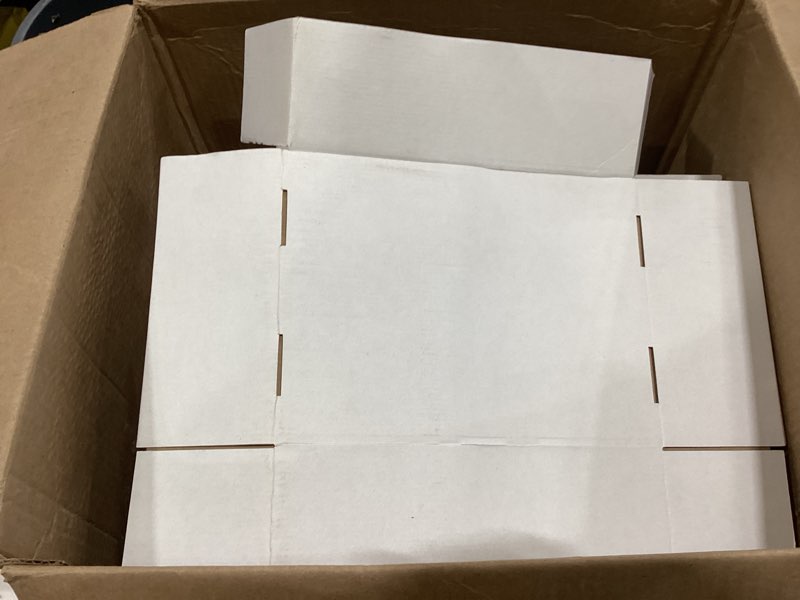 Condition photo showing As Is for mebrudy 6x4x2 inches shipping boxes pack of 50, small corrugated cardboard box for mailing mailer packing, white 6x4x2 / 50 pack white