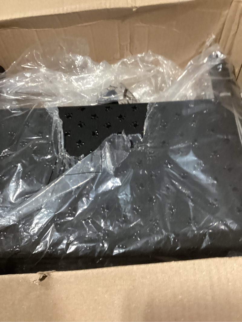 Condition photo showing Good Condition for dog ramps for large dogs - portable dog steps for cars and suv, truck, lightweight non-slip dog stairs support up to 200 lbs 5 steps silver