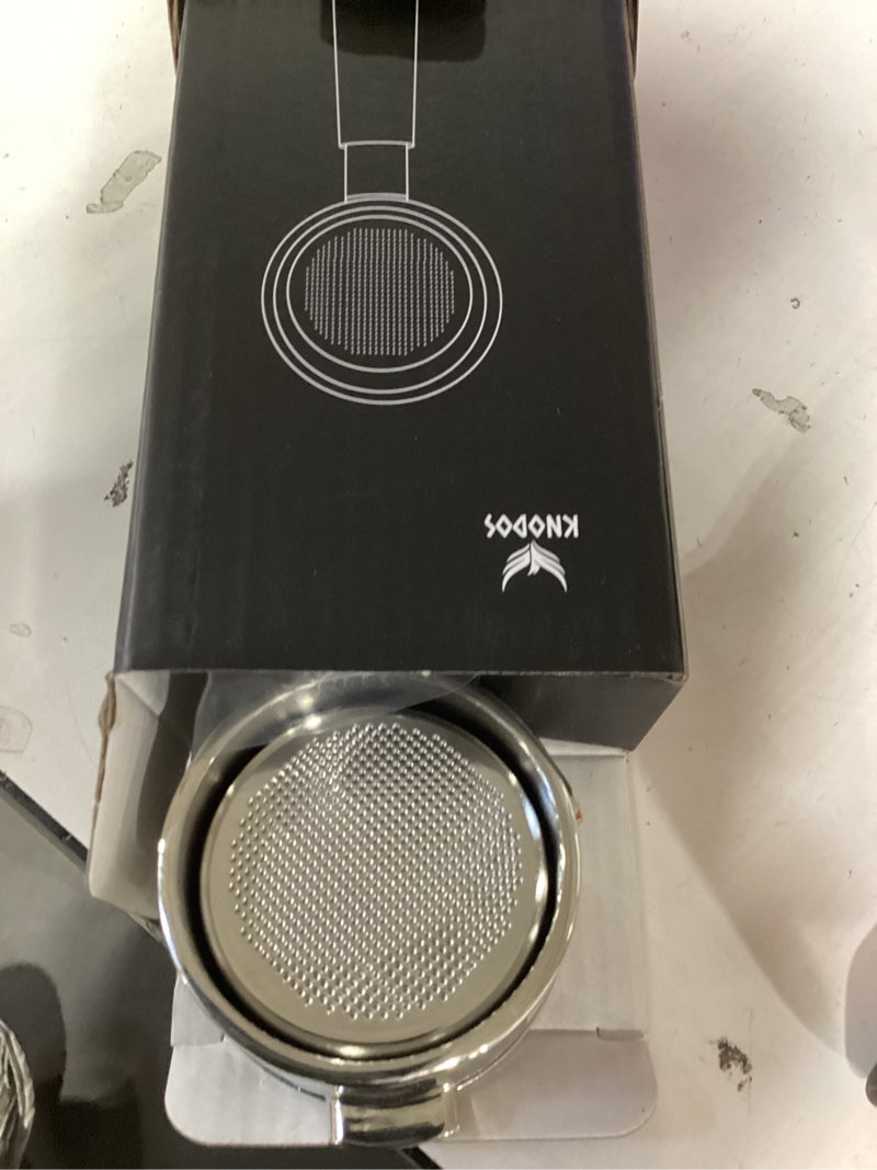 Condition photo showing Good Condition for Bottomless Portafilter 54mm Walnut for Breville Barista Express, Pro, Touch, Bambino Plus | Premium Naked Portafilter | Fits BES870XL, BES878, BES880 | Includes 18–21g Filter Basket
