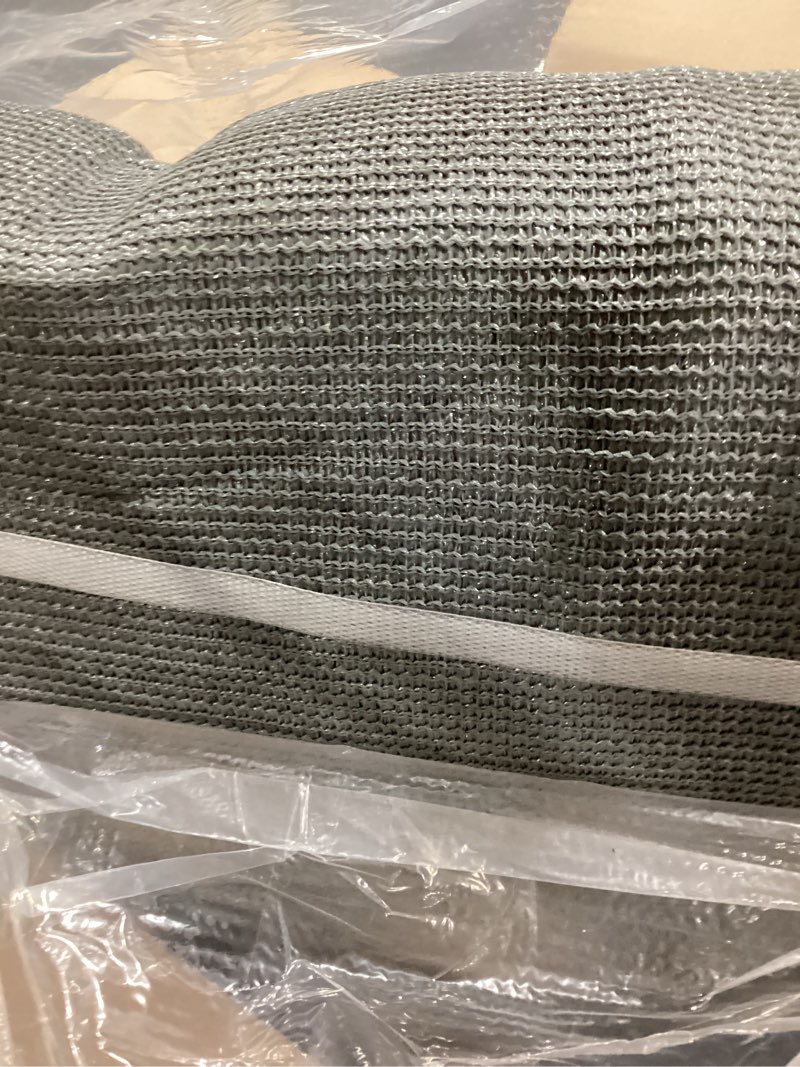 Condition photo showing Good Condition for colourtree super ring 16' x 20' rectangle grey sun shade sail, commercial grade upf50 canopy, reinforced corners & edges, 260 gsm fabric heavy duty -5 years warranty (we make custom size) 1 6' x 2 0' gray