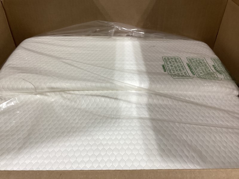 Condition photo showing New/Like New for bedluxe wedge pillow headboard, 3pcs orthopedic bed wedge pillows set for after surgery, adjustable pillow wedge for acid reflux&back pain relief, sleeping, back pillow for bed sitting up, white/grey