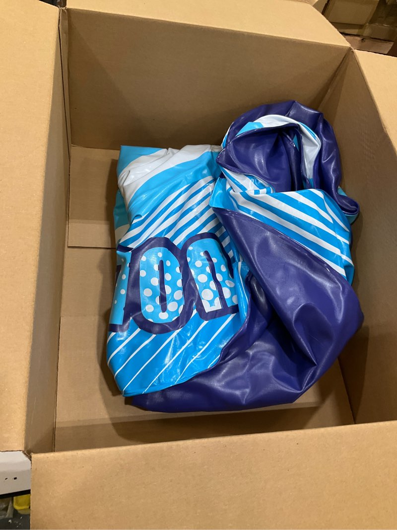 Condition photo showing As Is for Snow Tube with Towable Tow Rope, UOLUUK 2 Persons Heavy Duty Inflatable Sled for Kids & Adults Premium Abrasion-Resistant Thickened Bottom Sledding for Outdoors Purple Lightning