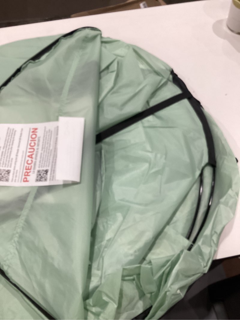 Condition photo showing Good Condition for picnic time manta portable beach tent, fully-assembled pop up tent, beach shade and sun shelter, instant outdoor shade with carrying bag for outdoors and upf50+ uv protection, (light green)