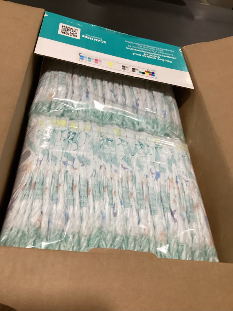 Condition photo showing New/Like New for pampers training pants - easy ups boys & girls bluey - size 3t-4t, 116 count, children's potty underwear (packaging may vary) 3t-4t 116