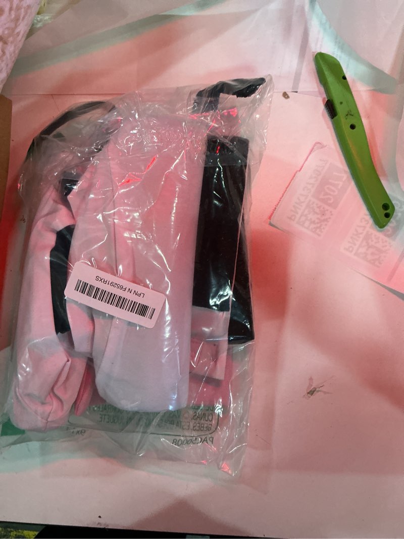 Condition photo showing New/Like New for spring seaon crutches padding & crutch bag (5 pcs) - crutch pads for armpits and hand grips water-resistant pouch for crutches crutch cushions crutches accessories for kids, men, women pink