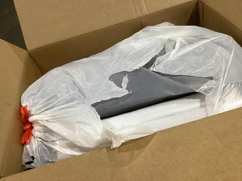 Condition photo showing As Is for Baby Playpen, 47x47in Small Play Pen,Toddler Playpen for Apartment,Play Yard,Activity Fence, Extra Large Baby Playard Light Grey 47x47 Inch