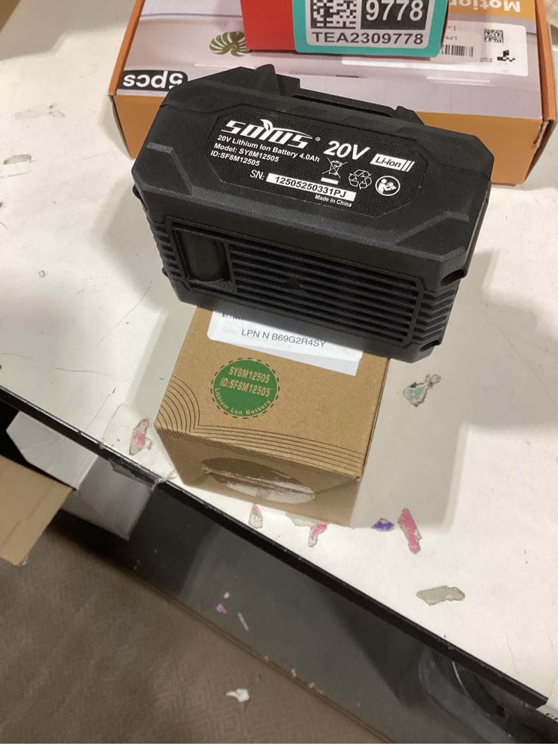 Condition photo showing Good Condition for Similar product not like stock photo similar or description similar 20V 5Ah 100 Wh Replacement Lithium Battery Compatible with Hercules 20V Power Tools, for 59642, 56560, 57373