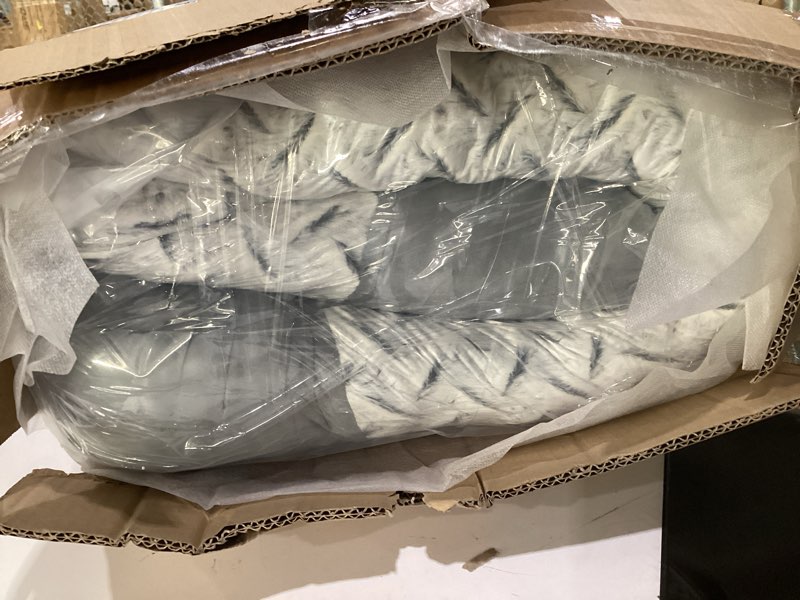 Condition photo showing Good Condition for WNPETHOME XXXL Big Dog Bed, Washable Dog Couch with Removable Waterproof Cover, Orthopedic Large Pet Sofa Bed with Bolster Sides for Sleeping Grey XXX-L (53x43x7.5in)