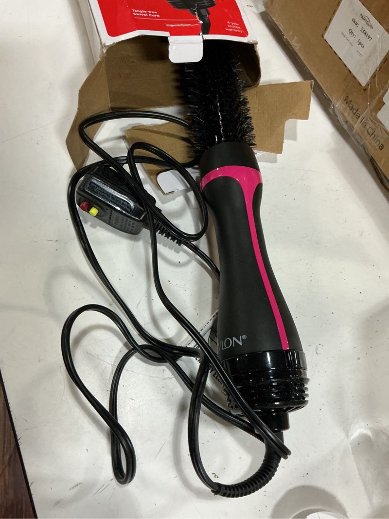 Condition photo showing Good Condition for revlon one-step hair dryer and styler - root booster round brush for styling, dryer brush for fast and easy salon-quality blowout, more shine and less frizz (1-1/2 in) 1 count (pack of 1)