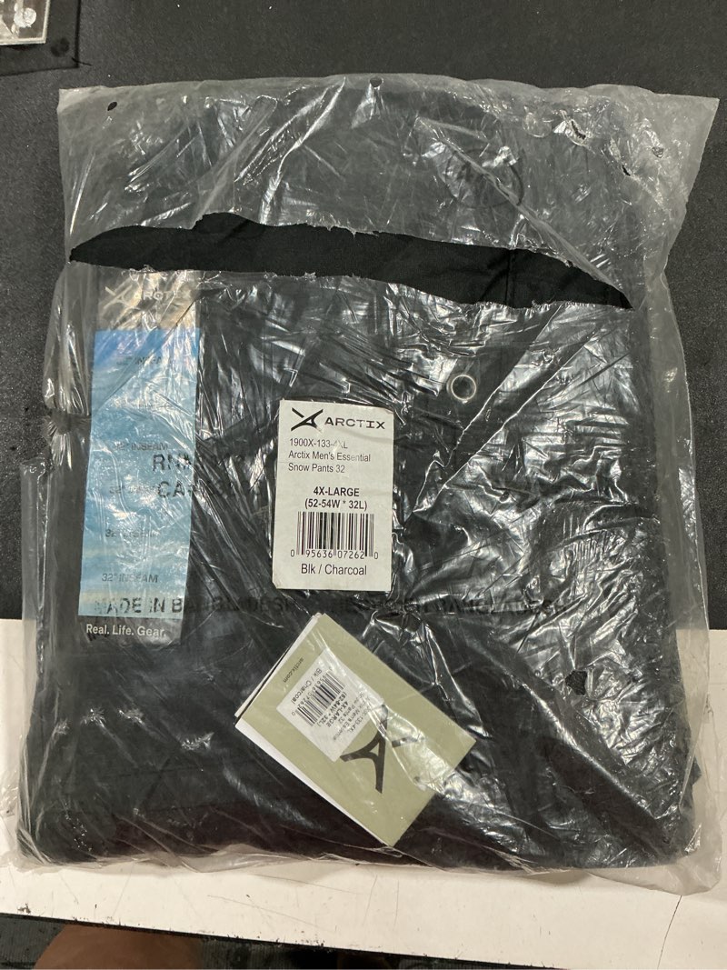 Condition photo showing Good Condition for arctix men's essential snow pants /52\\\\\\\" -54//“*32”l inseam black