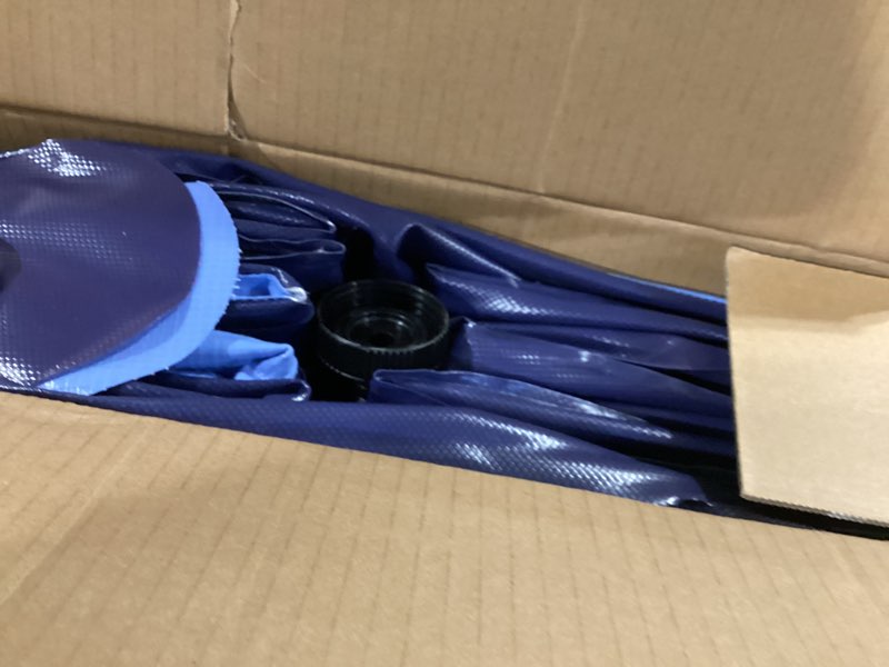 Condition photo showing Good Condition for jasonwell foldable dog pool collapsible hard plastic swimming pool portable kiddie & pet pool doggie wading bath tub for puppy small medium large dogs cats and kids 63" xx-large - 63" plastic board blue