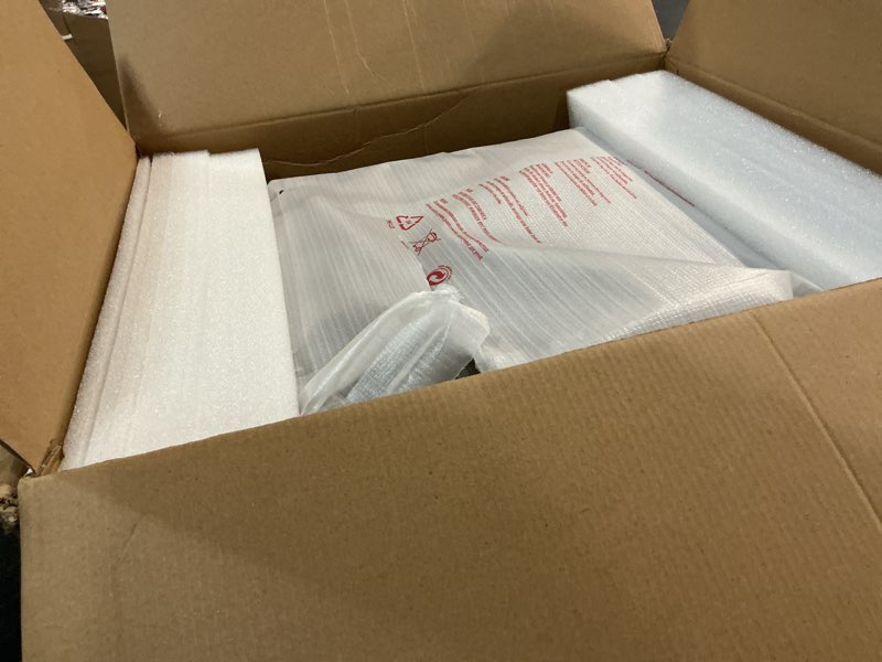 Condition photo showing New/Like New for vinyl record player with dual stereo bookshelf speakers vintage turntable with bluetooth wireless playback belt drive 3-speed playback record player support rca out auto stop wooden