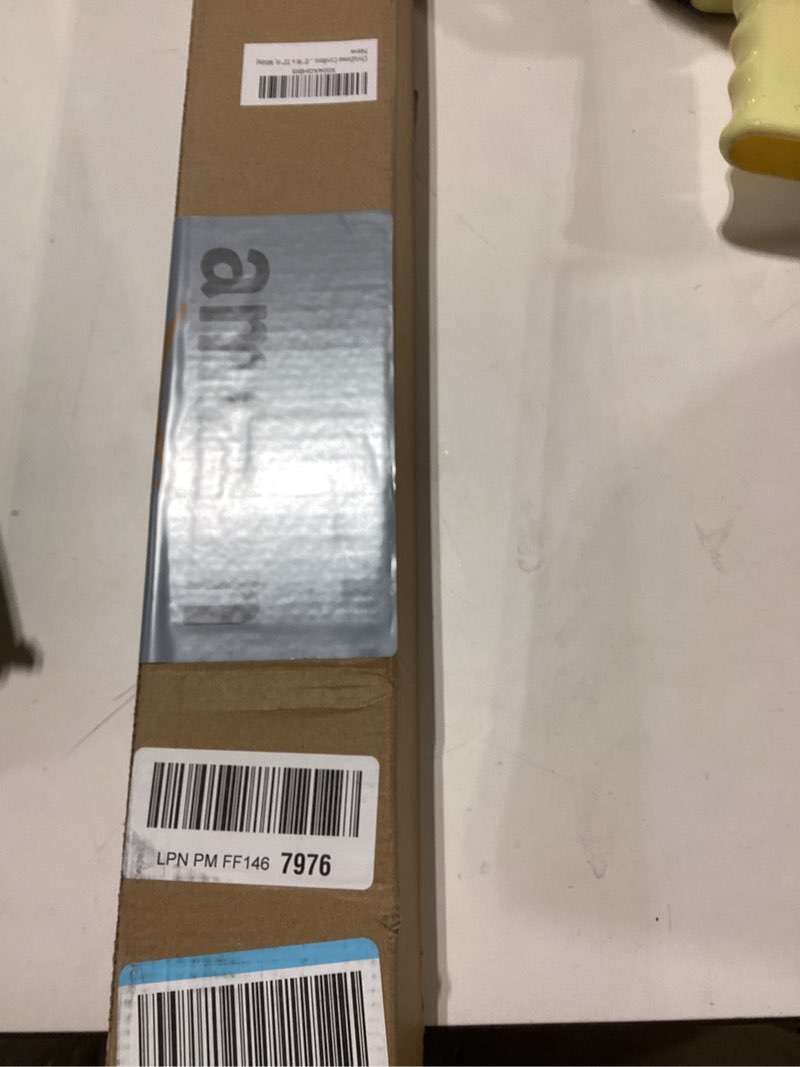 Condition photo showing New/Like New for ChrisDowa Cordless Zebra Blinds for Windows, Dual Layer Free-Stop Light Filtering Window Roller Shades, Pull Down Privacy Zebra Shades for Home, Office, Bedroom, Door (20" W x 72" H, White) 20"W x 72"H White