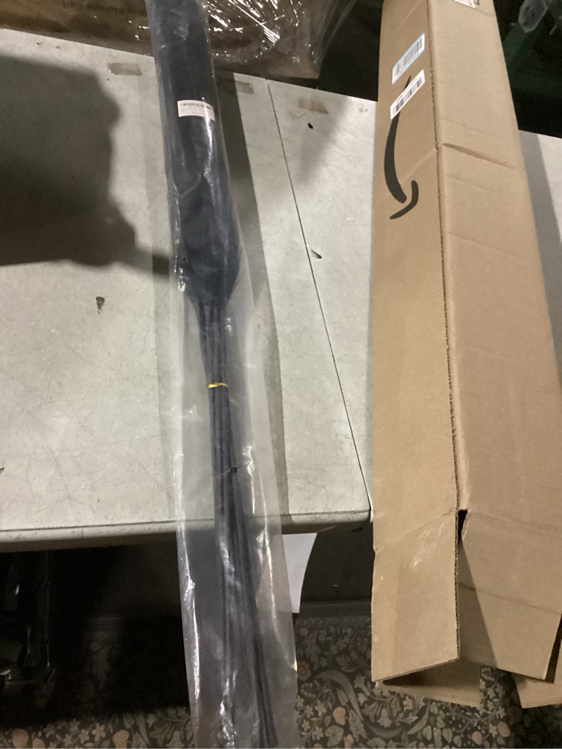 Condition photo showing New/Like New for 8 Pcs 45 inch Tall Faux Pampas Grass Decor, Large Artificial Black Pompous Grass Bulk, Long Fake Pompas for Floor Vase Filler, Wedding, Baby Shower, Home and Boho Decor (Black)