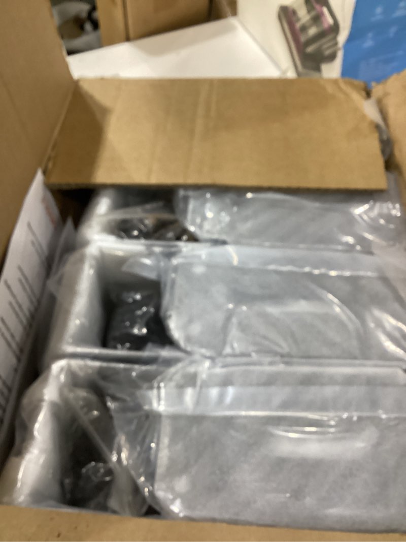 Condition photo showing New/Like New for 4x4 post base, 4x4 post bracket 8pcs, inner size 3.6x3.6 inch fence post anchor, wood post brackets for pavilion deck railing support deck base plate 4'' x 4''--8pcs